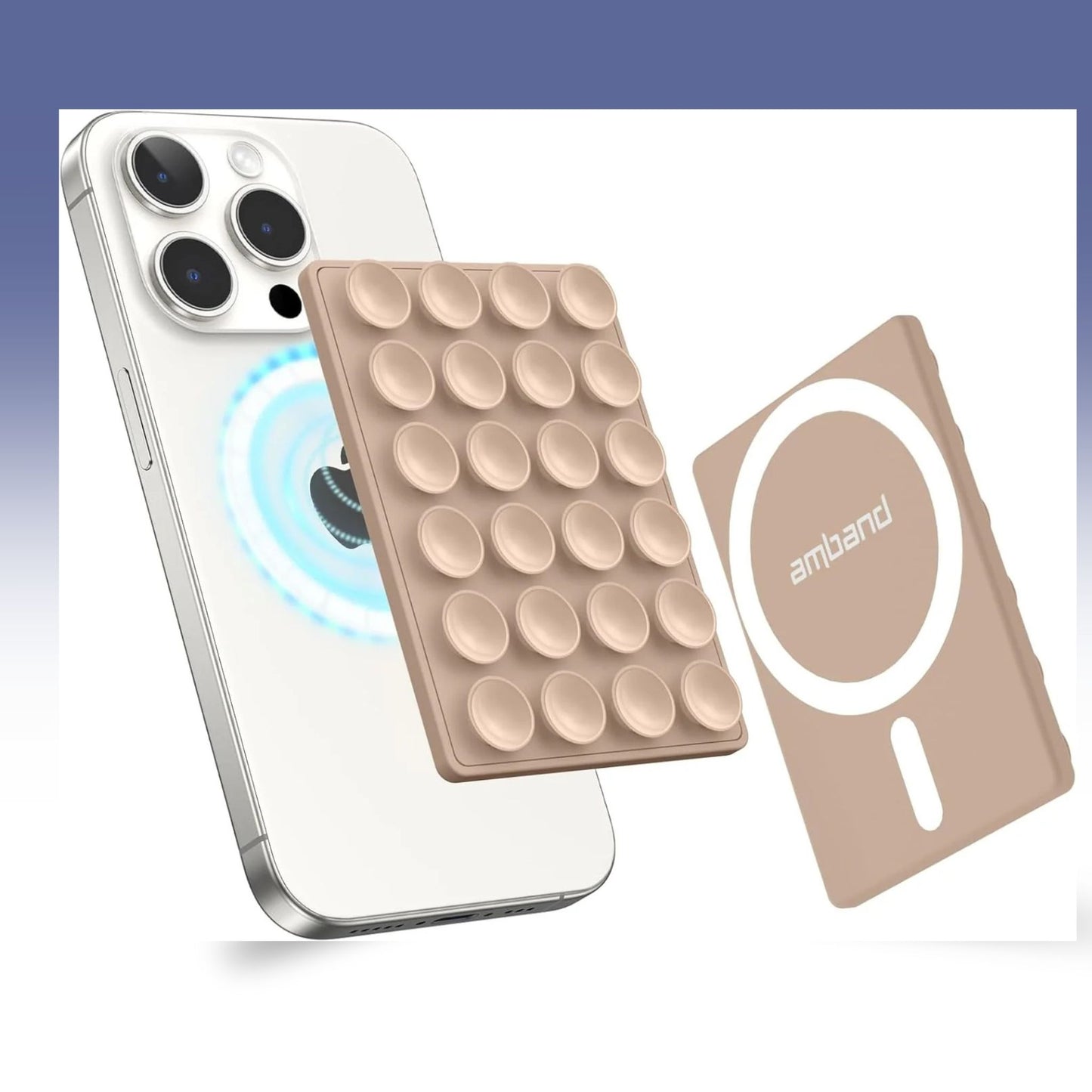 Magnetic Suction Phone Mount | Hands-Free Wall Grip
