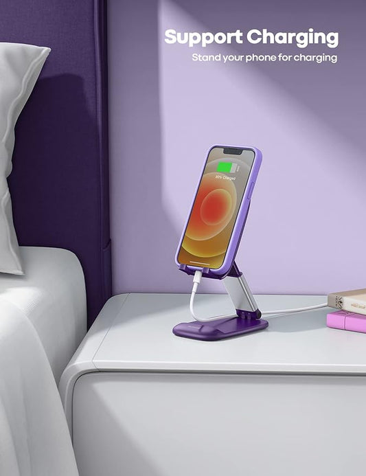 Foldable Desk Phone Stand With Adjustable Height