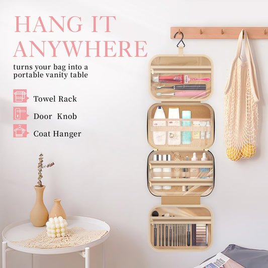 HOTOR Hanging Travel Toiletry Organizer