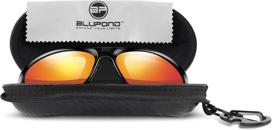 Sunglasses Case Semi Hard EVA Shell with Metal Hanging Hook Belt Clip Sun Glasses Storage