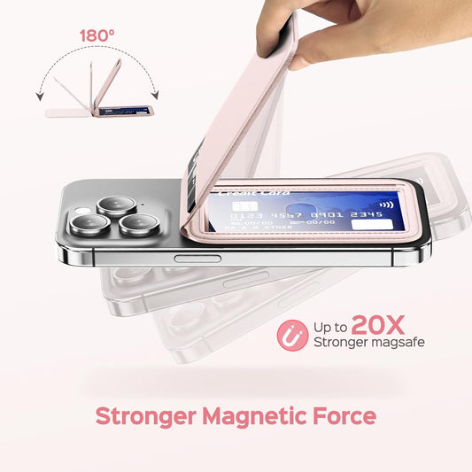 Magnetic Phone Wallet Stand