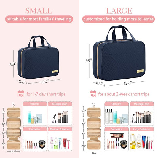 HOTOR Hanging Travel Toiletry Organizer