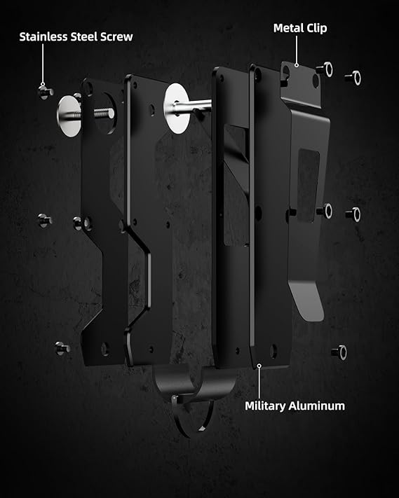 Minimalist Metal Key Organizer and Compact Holder