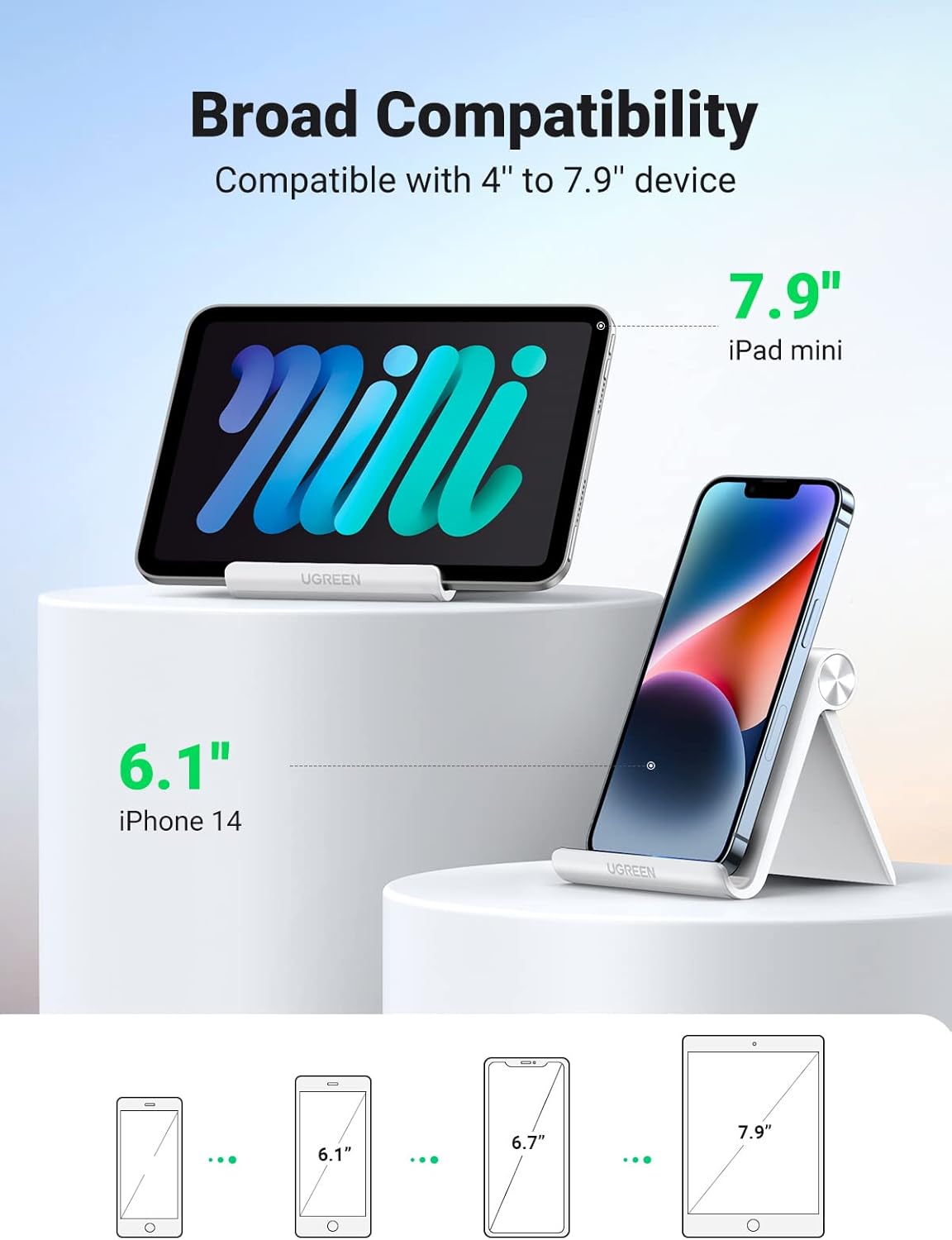 UGREEN Foldable Desk Phone Stand