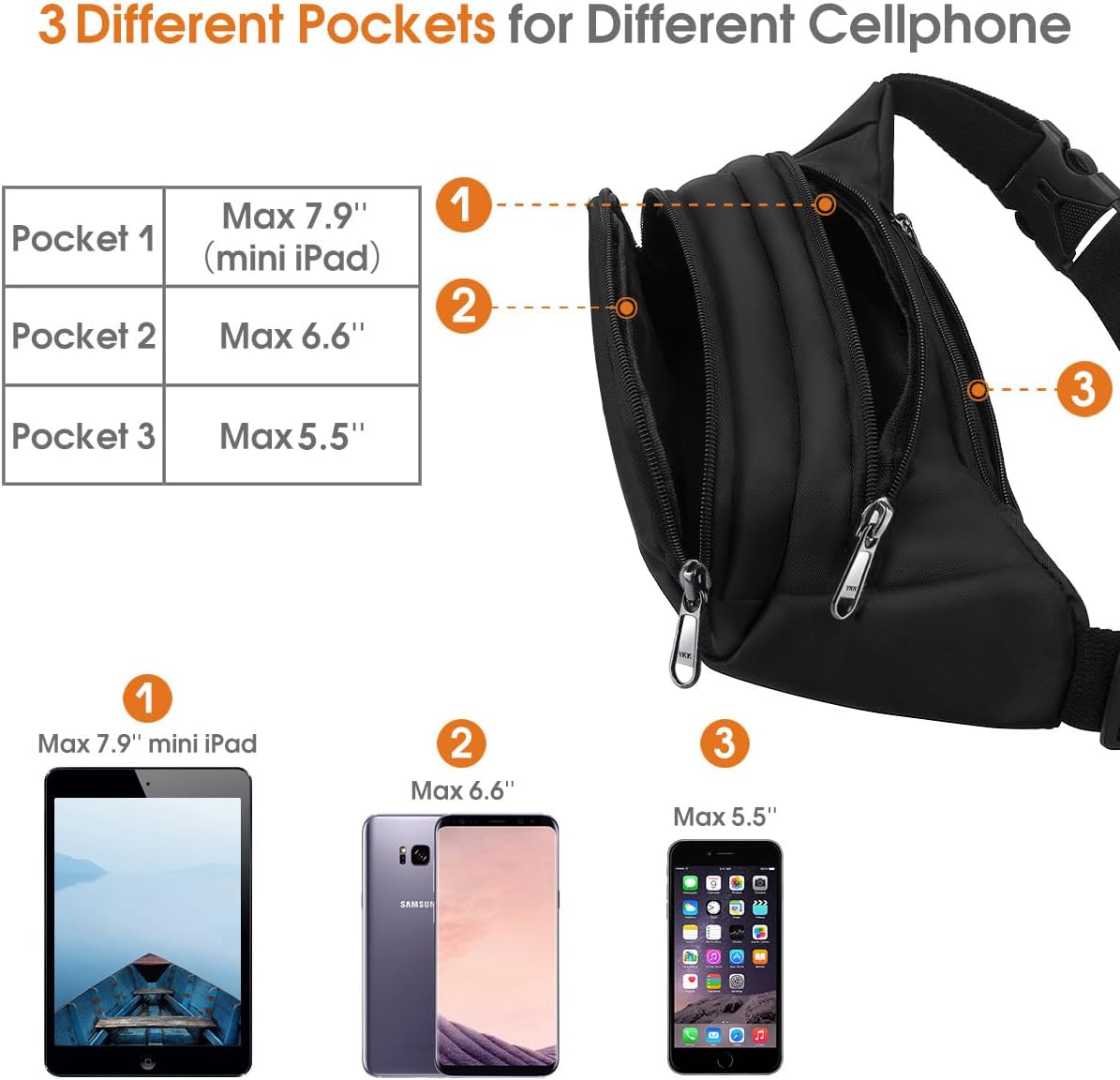 Large Everyday Waist Pack – Hands-Free Carry