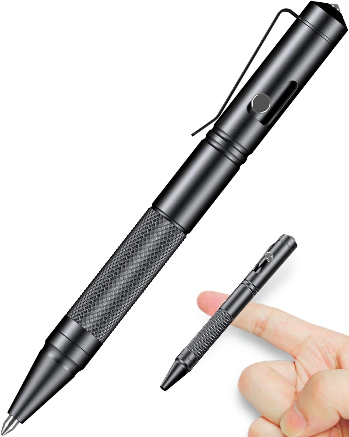 Mini Bolt Action Pen - Compact 4.3 Inch Tactical Writing Tool with Glass Breaker, 6061-T6 Aluminum Alloy, Ultra-Light 0.6 Oz for Outdoor EDC, Perfect for Students & Adults