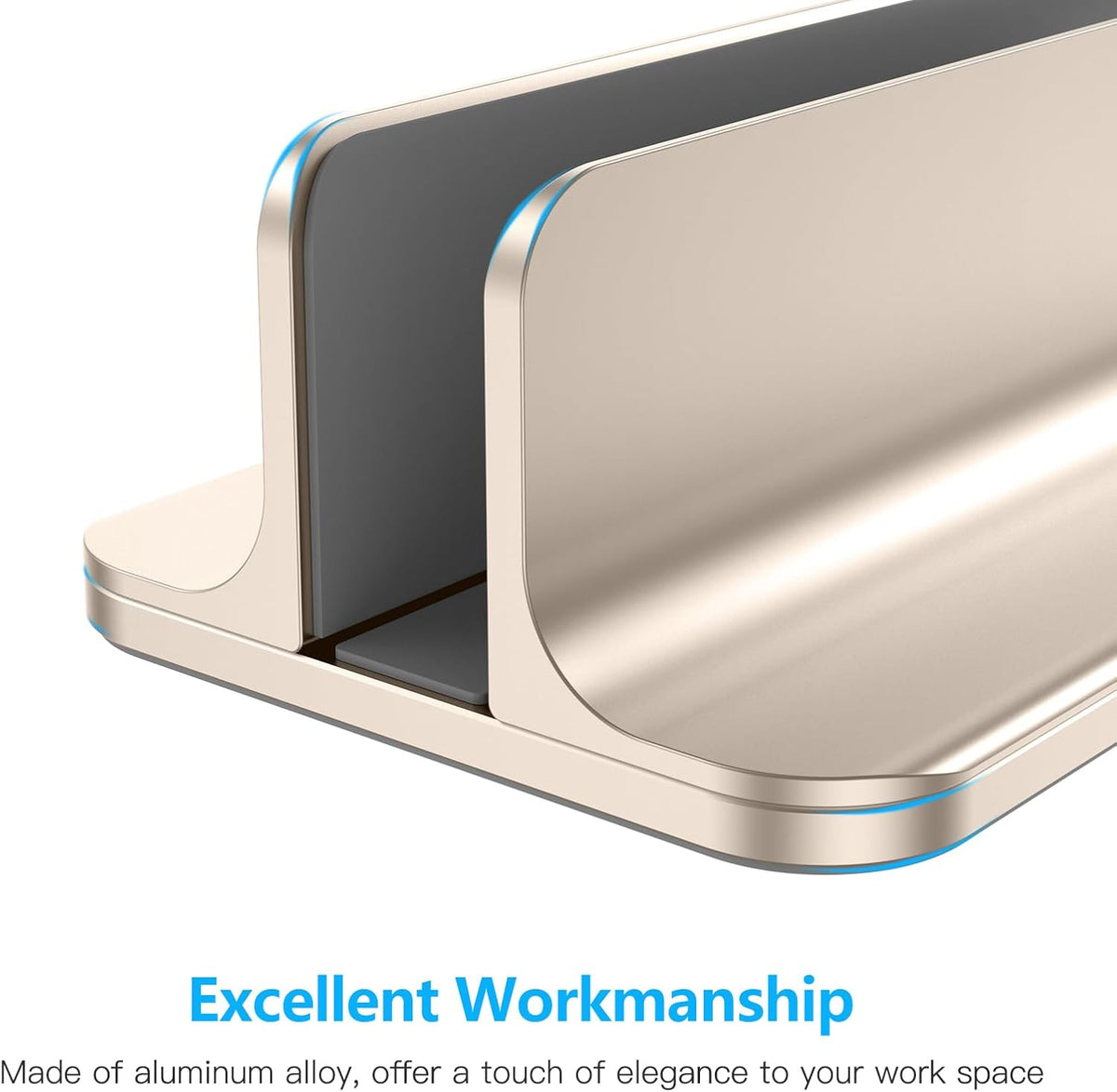OMOTON Adjustable Vertical Laptop Stand