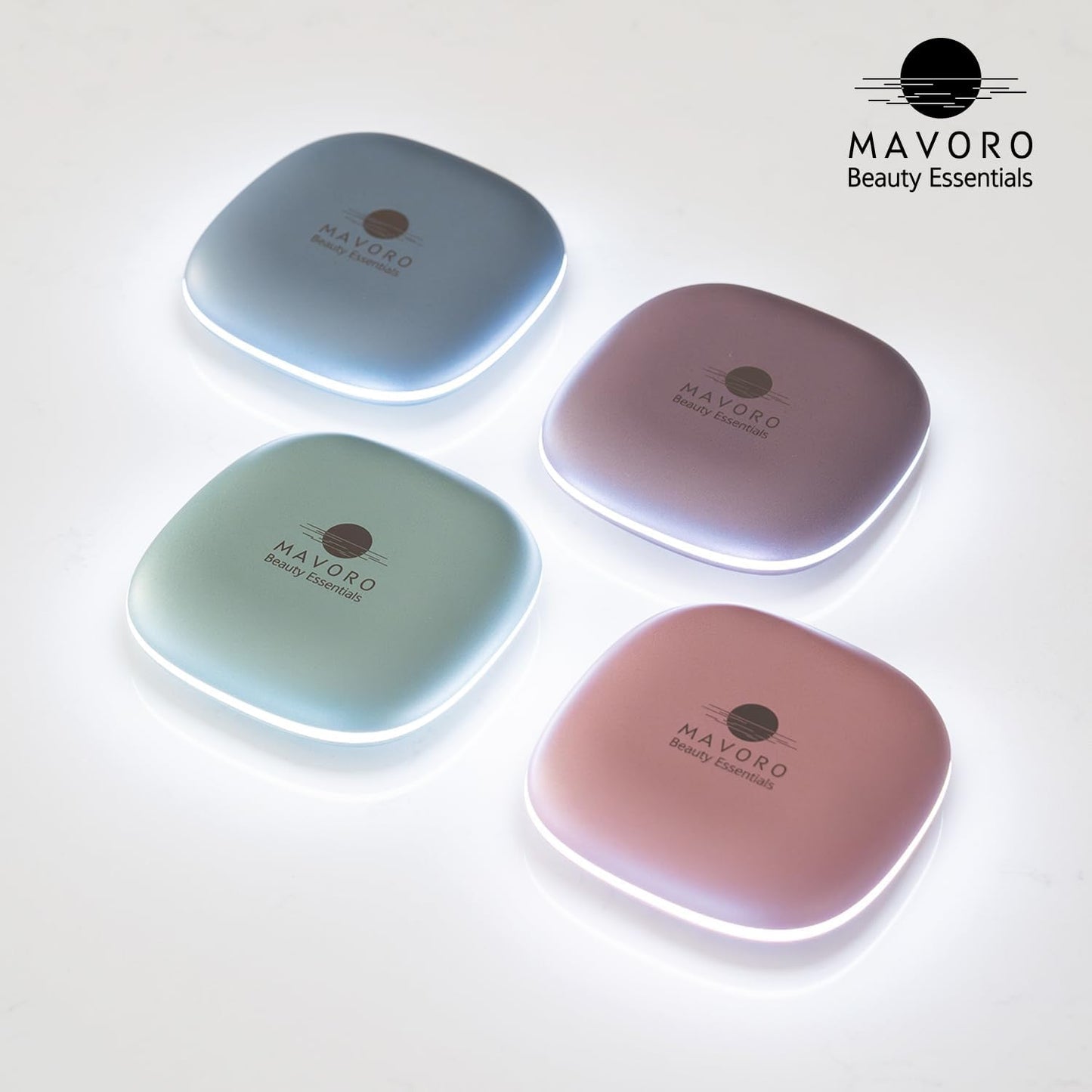 Mavoro Rechargeable LED 10X Travel Make-Up Mirror