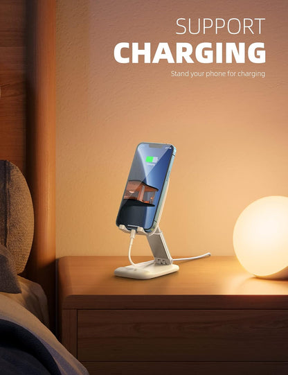 Foldable Desk Phone Stand With Adjustable Height