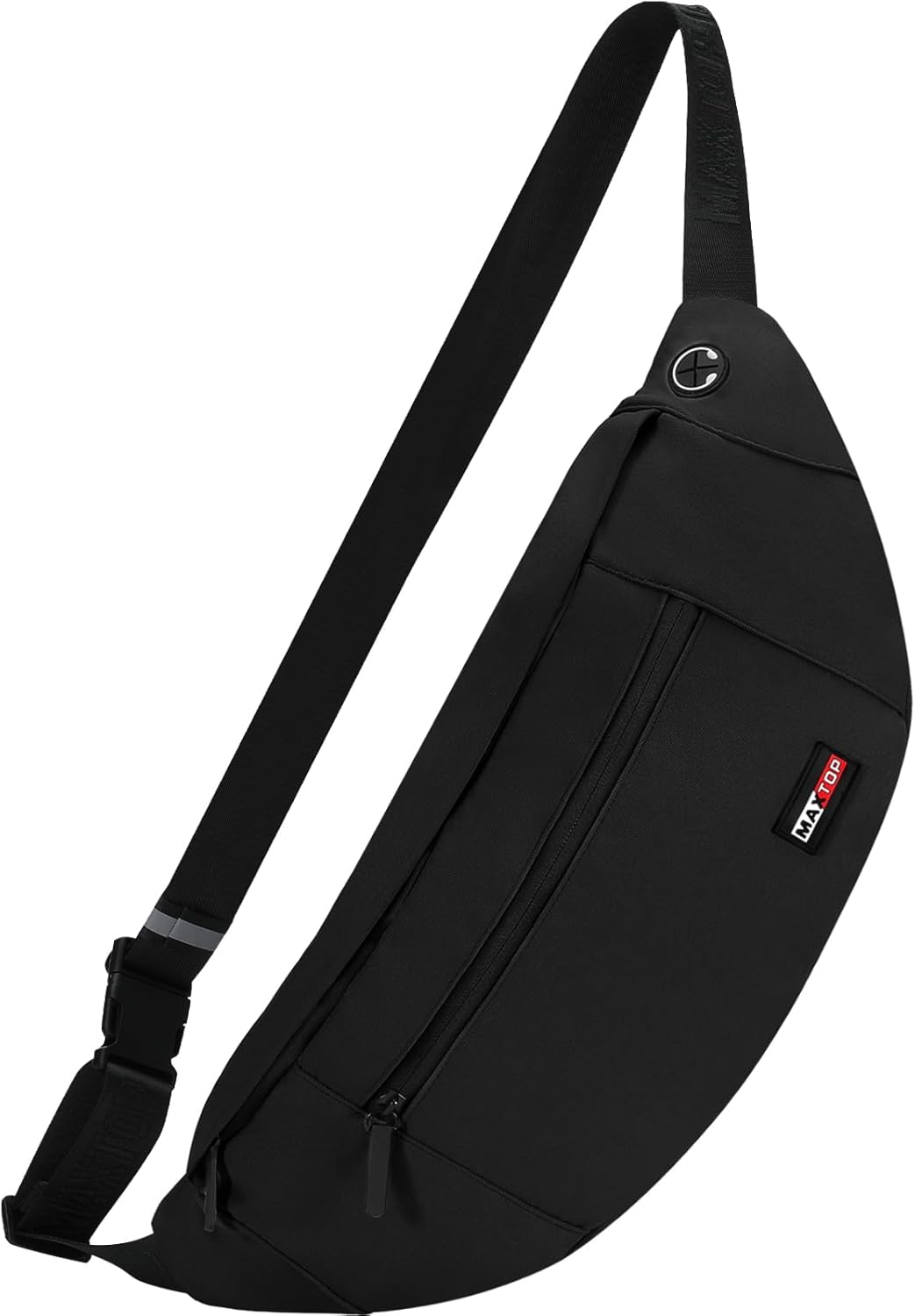 Large Crossbody Fanny Pack with 4-Zipper Pockets,Gifts for Enjoy Sports Festival Workout Traveling Running Casual Hands-Free Wallets Waist Pack Phone Bag Carrying All Phones