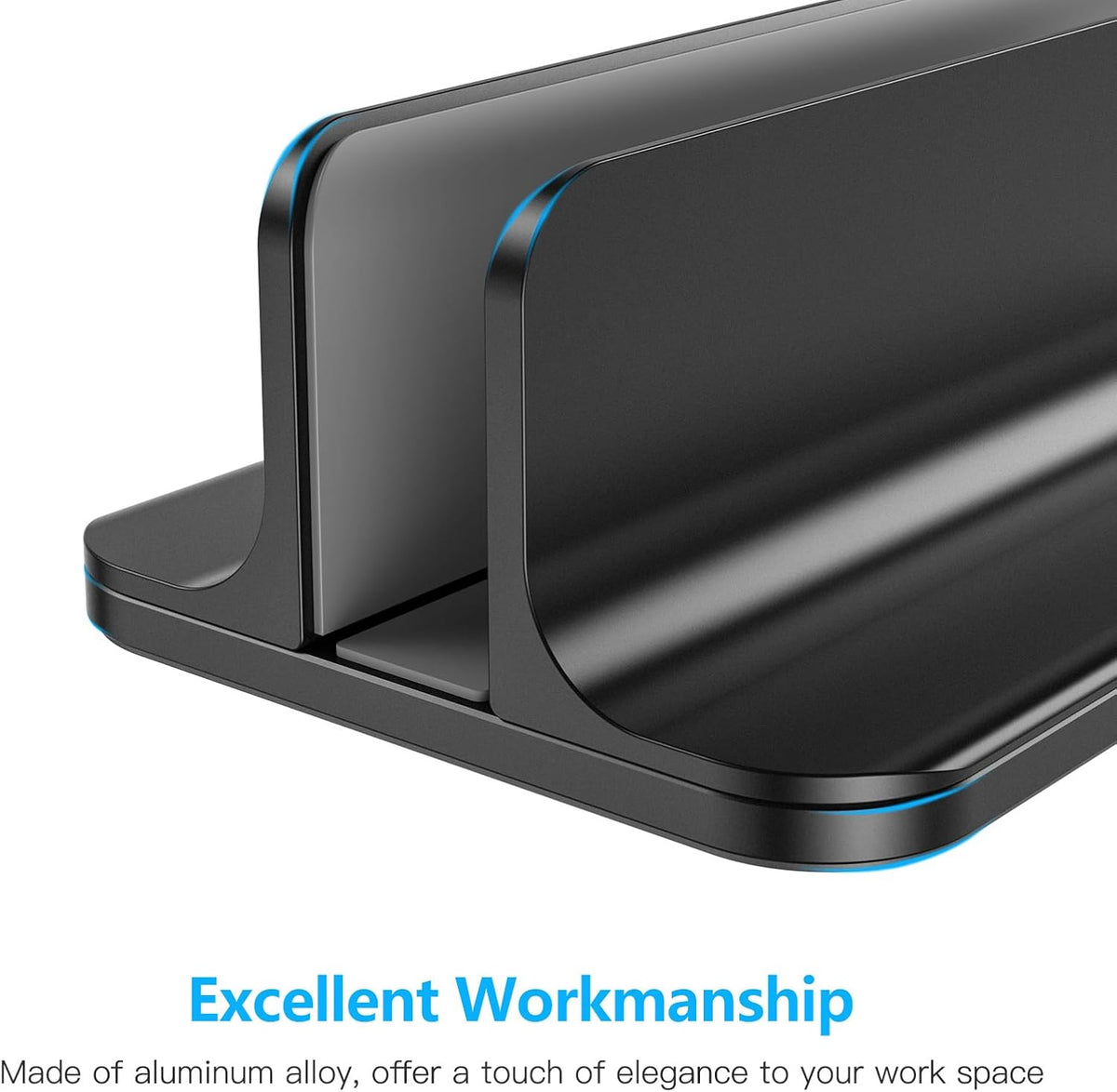 OMOTON Adjustable Vertical Laptop Stand