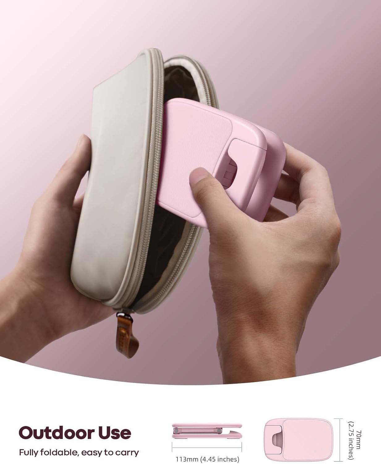 Foldable Desk Phone Stand With Adjustable Height