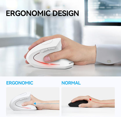 Adjustable Vertical Mouse With Six DPI Levels