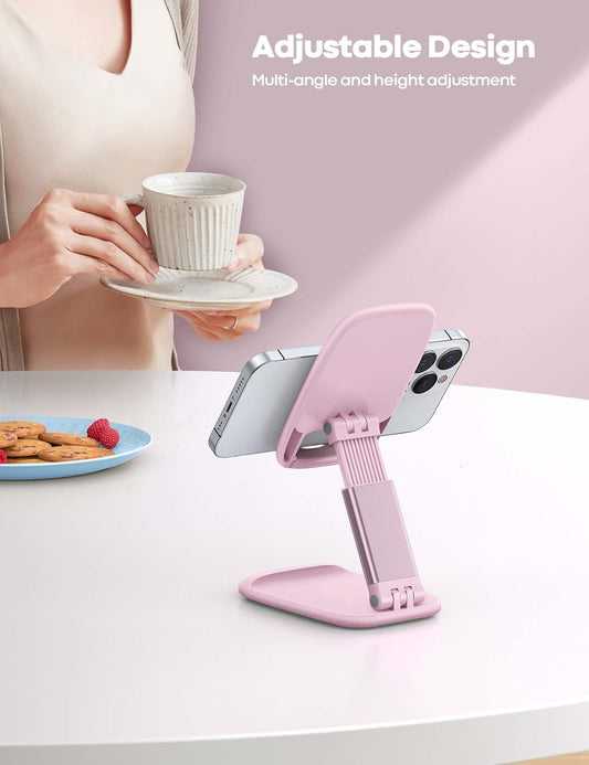 Foldable Desk Phone Stand With Adjustable Height