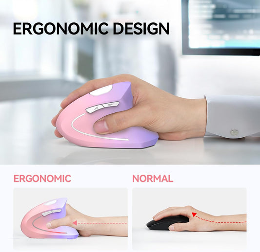Adjustable Vertical Mouse With Six DPI Levels