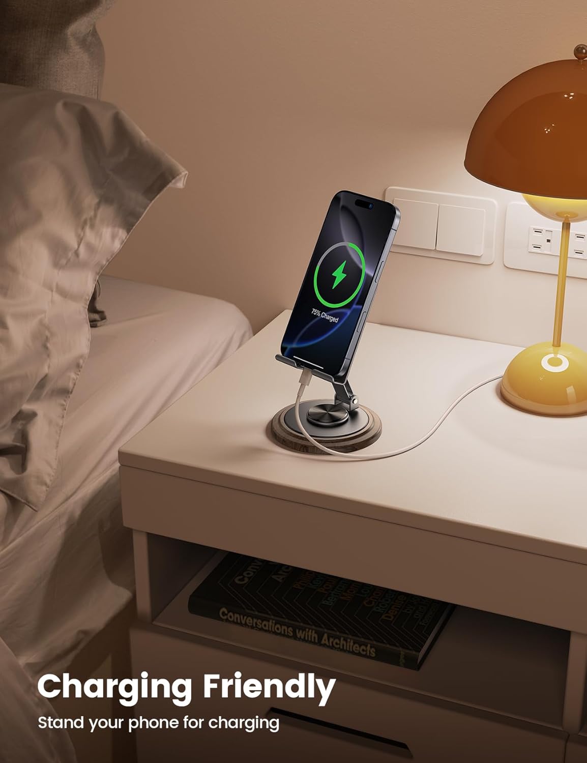 360° Rotating Carbon Phone Stand
