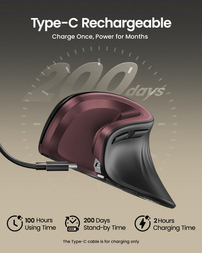 ProtoArc Wireless Ergonomic Vertical Mouse