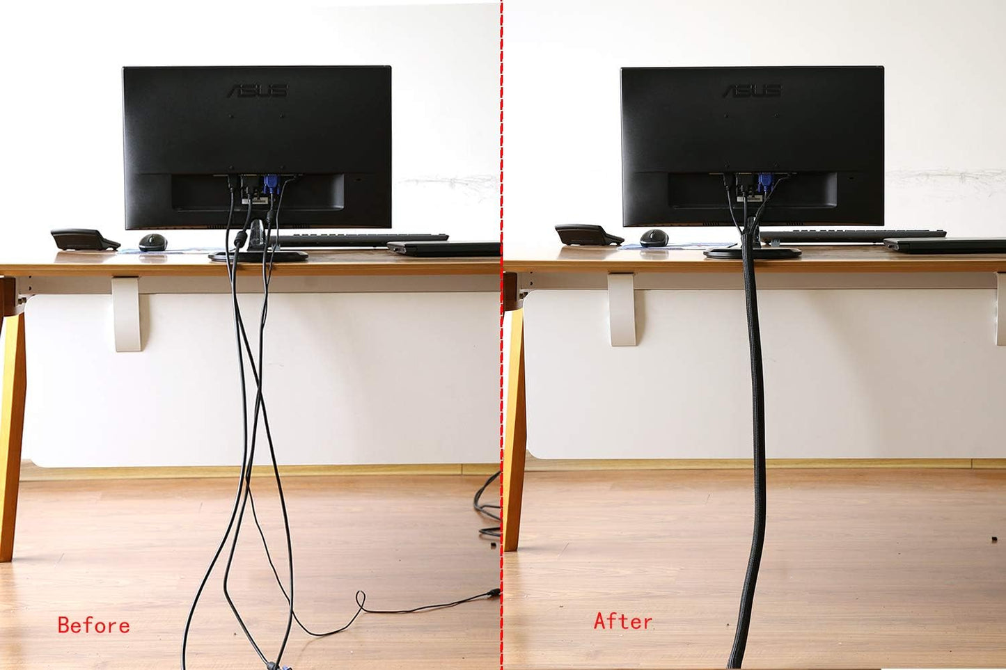 Split Wire Loom Tubing for Cable Bundling