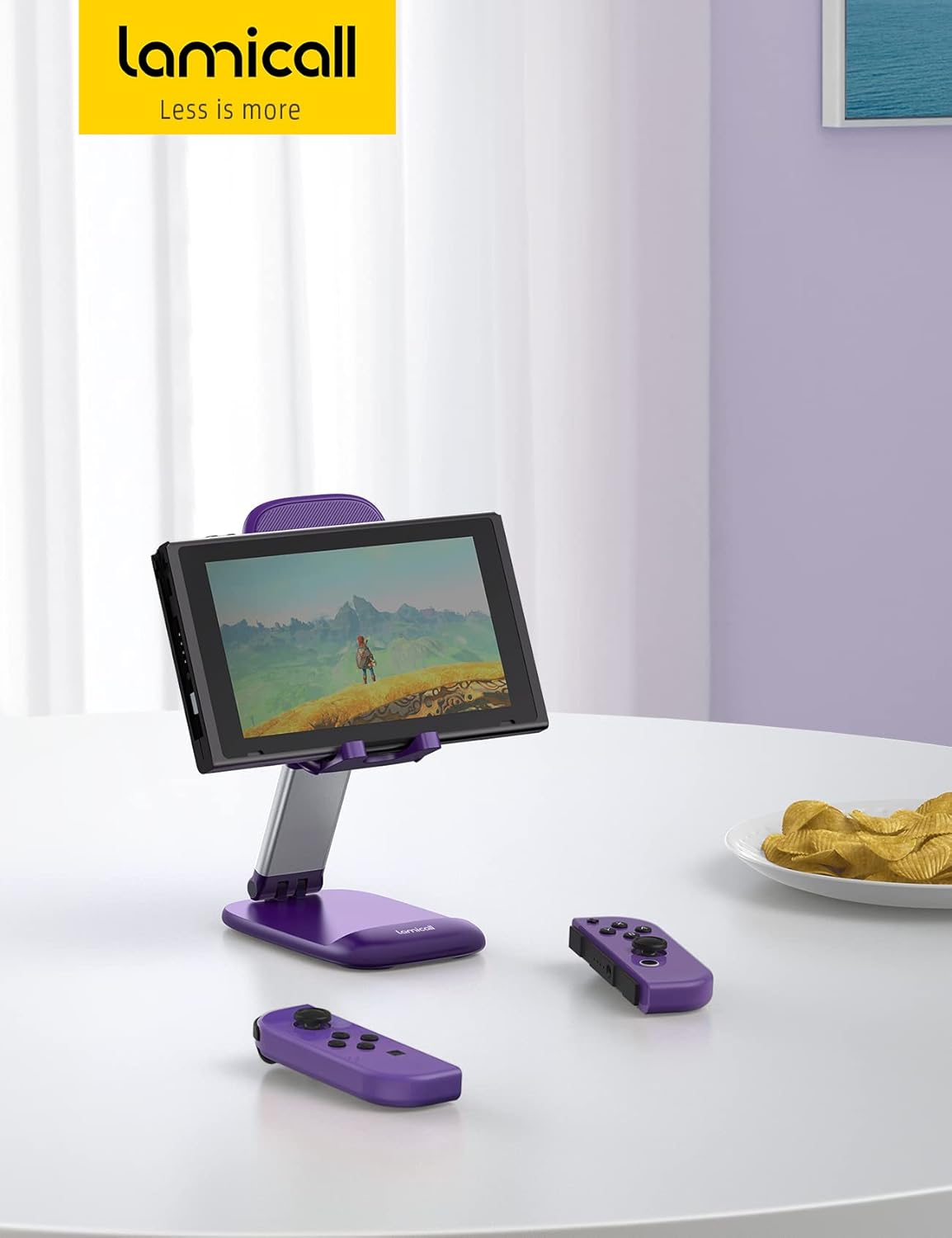 Foldable Desk Phone Stand With Adjustable Height
