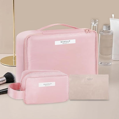 Minimalist Travel Makeup Organizer Set