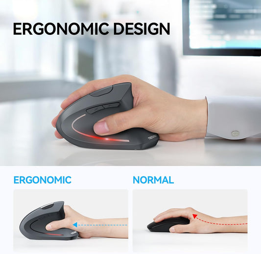 Adjustable Vertical Mouse With Six DPI Levels