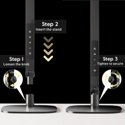 LitONES Adjustable LED Desk Lamp — Metal Swing Arm, Dimmable, Multi-Color Temperature