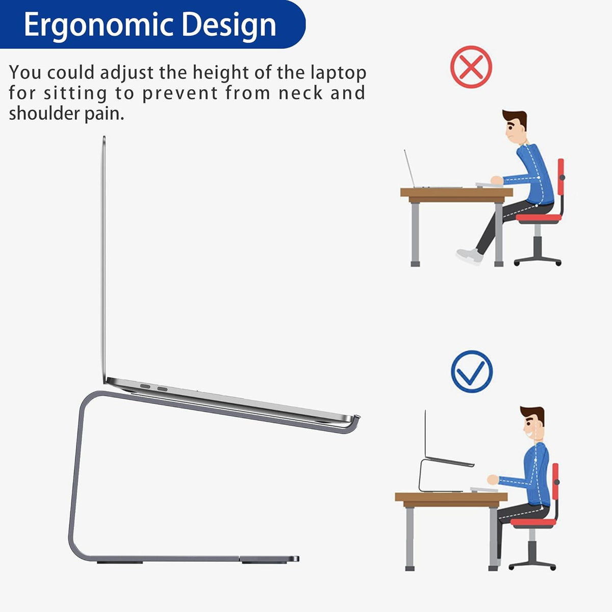 BESIGN LS03 Aluminum Detachable Laptop Stand