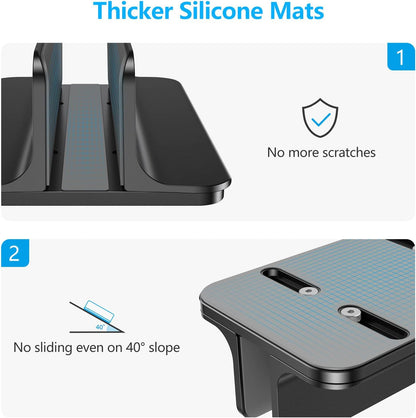OMOTON Adjustable Vertical Laptop Stand
