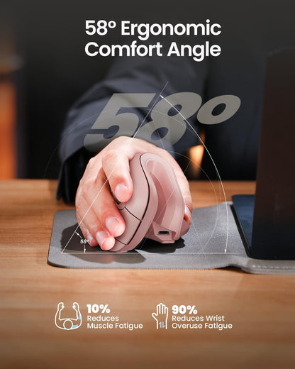 ProtoArc Wireless Ergonomic Vertical Mouse