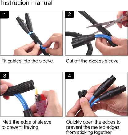 Split Wire Loom Tubing for Cable Bundling