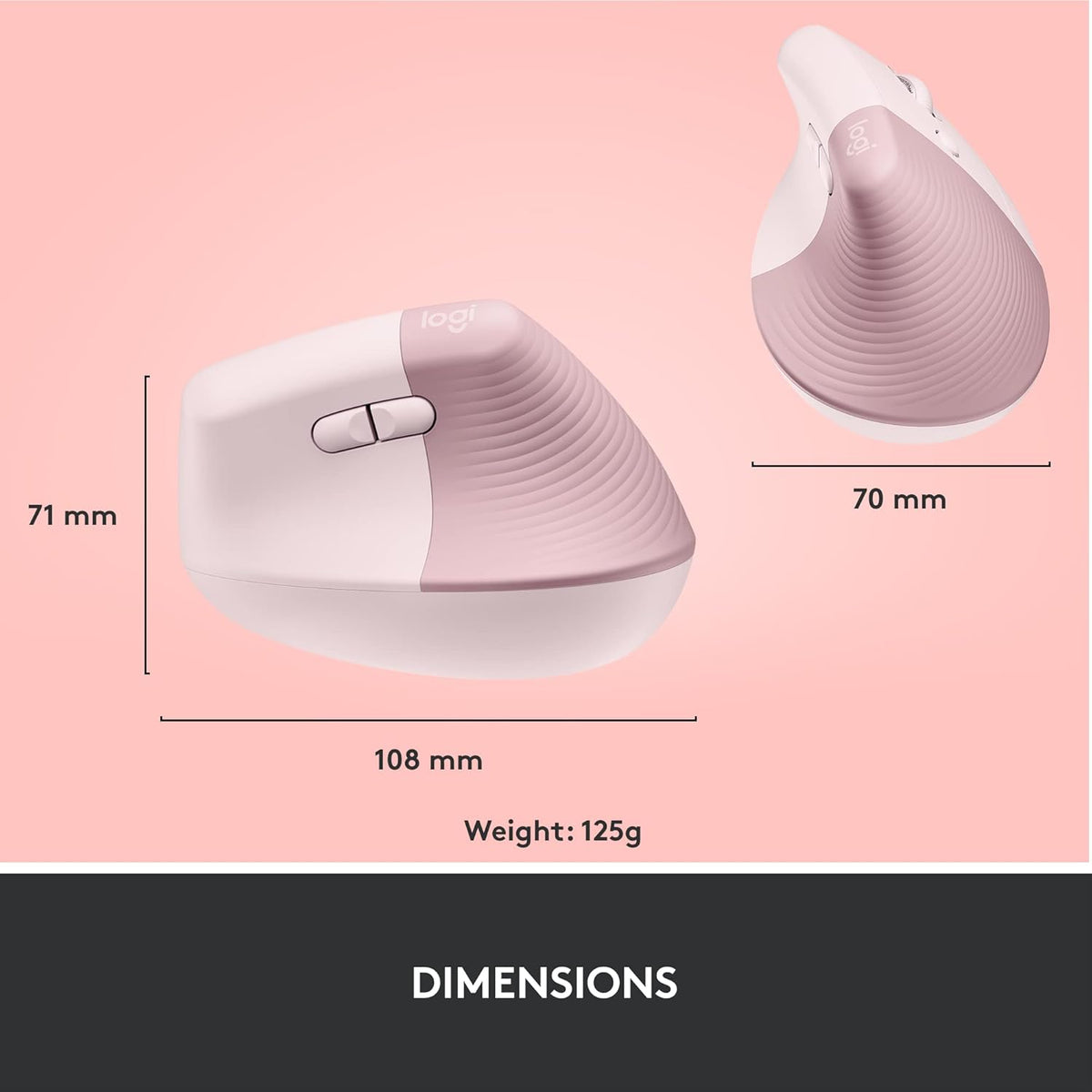 Logitech Lift Vertical Ergonomic Mouse