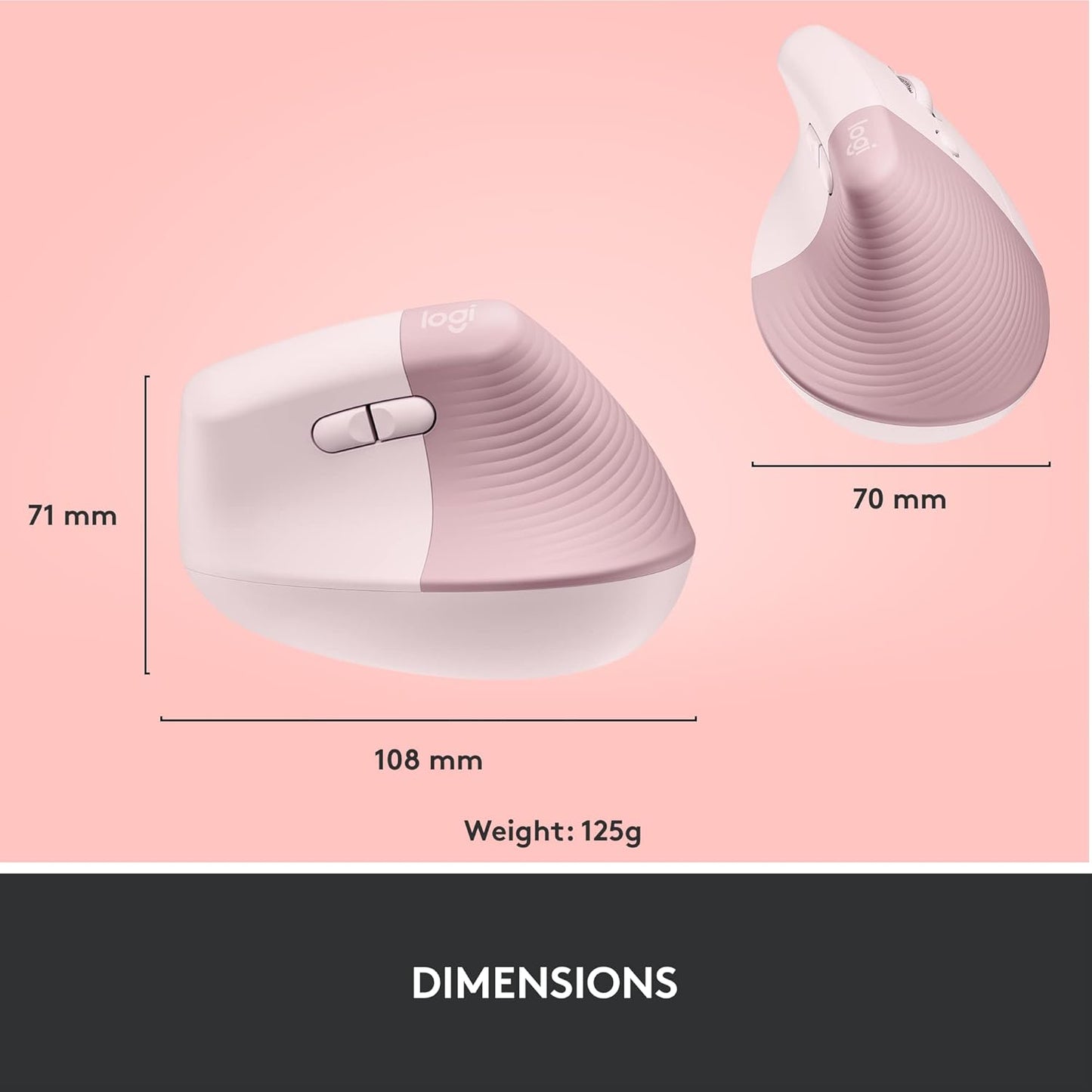 Logitech Lift Vertical Ergonomic Mouse