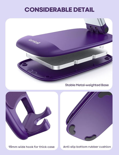 Foldable Desk Phone Stand With Adjustable Height