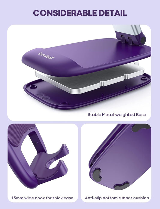 Foldable Desk Phone Stand With Adjustable Height