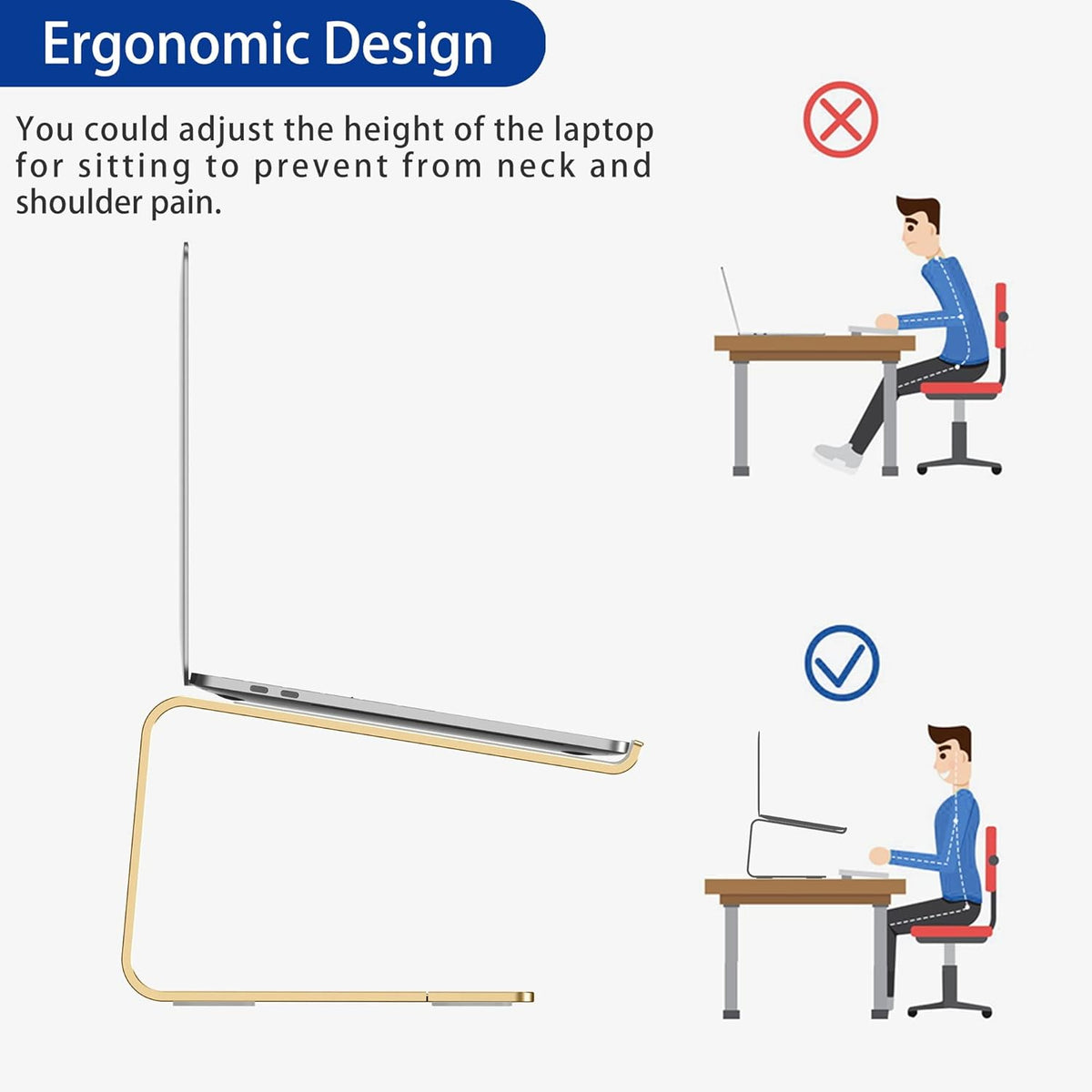 BESIGN LS03 Aluminum Detachable Laptop Stand