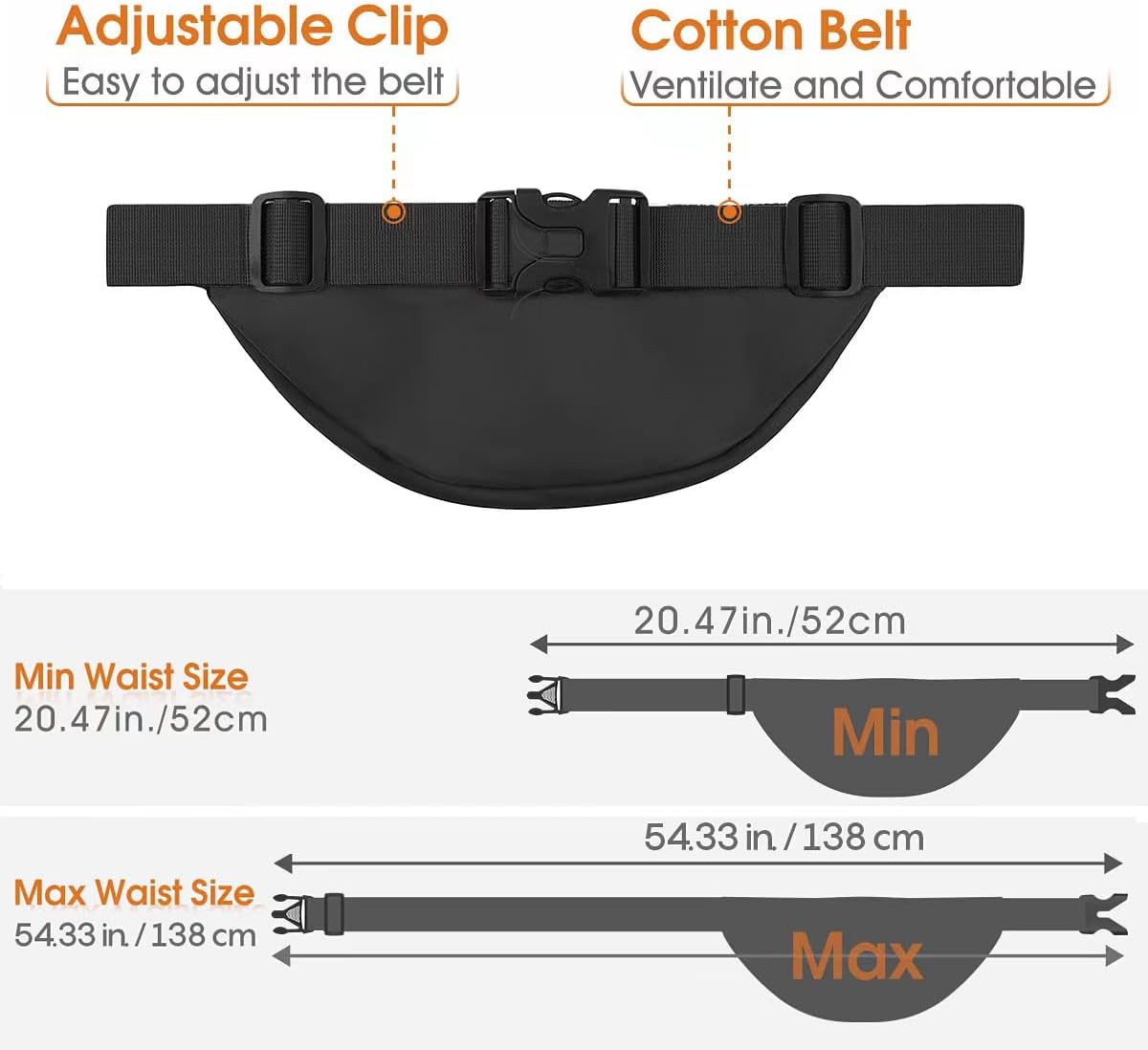 Large Everyday Waist Pack – Hands-Free Carry