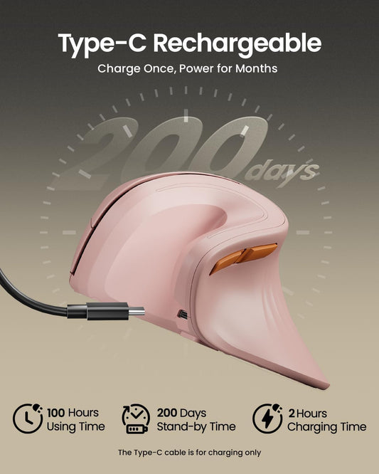 ProtoArc Wireless Ergonomic Vertical Mouse