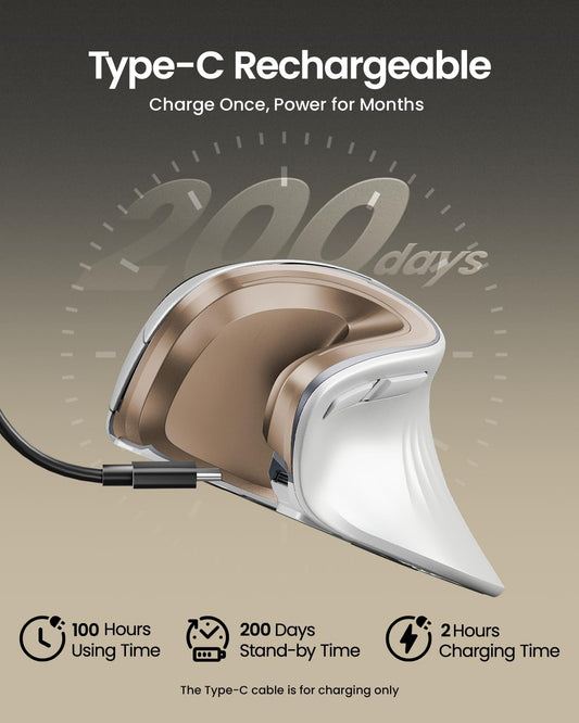 ProtoArc Wireless Ergonomic Vertical Mouse