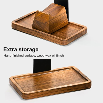UPERGO Walnut Headset and Controller Stand