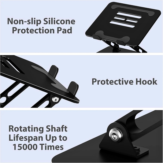 Portable Ventilated Metal Laptop Stand