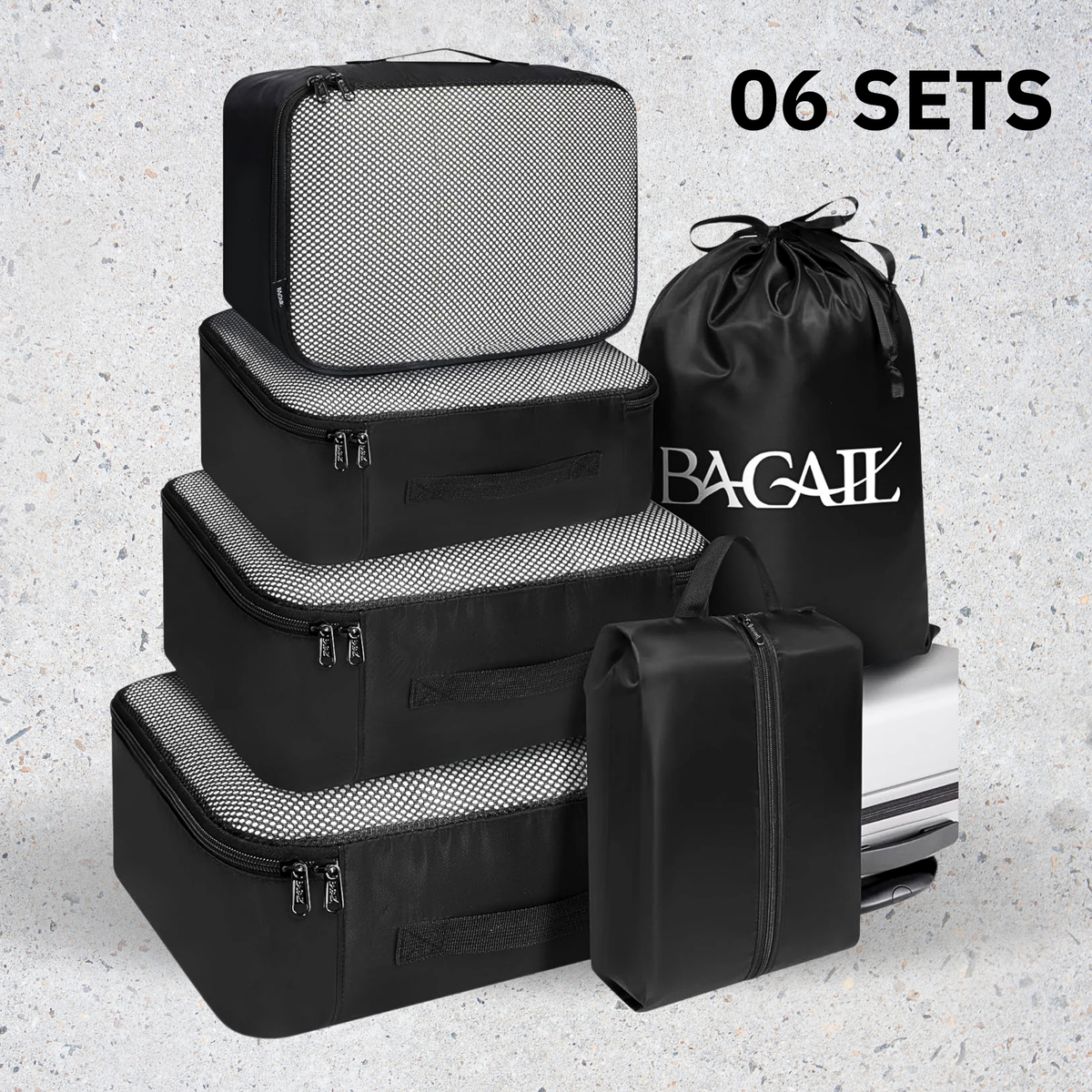 Premium Travel Packing Cubes | Luggage Organizer Set