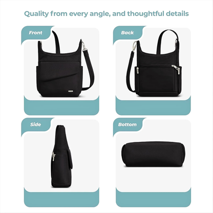 Travelon Anti-Theft Locking Messenger Bag