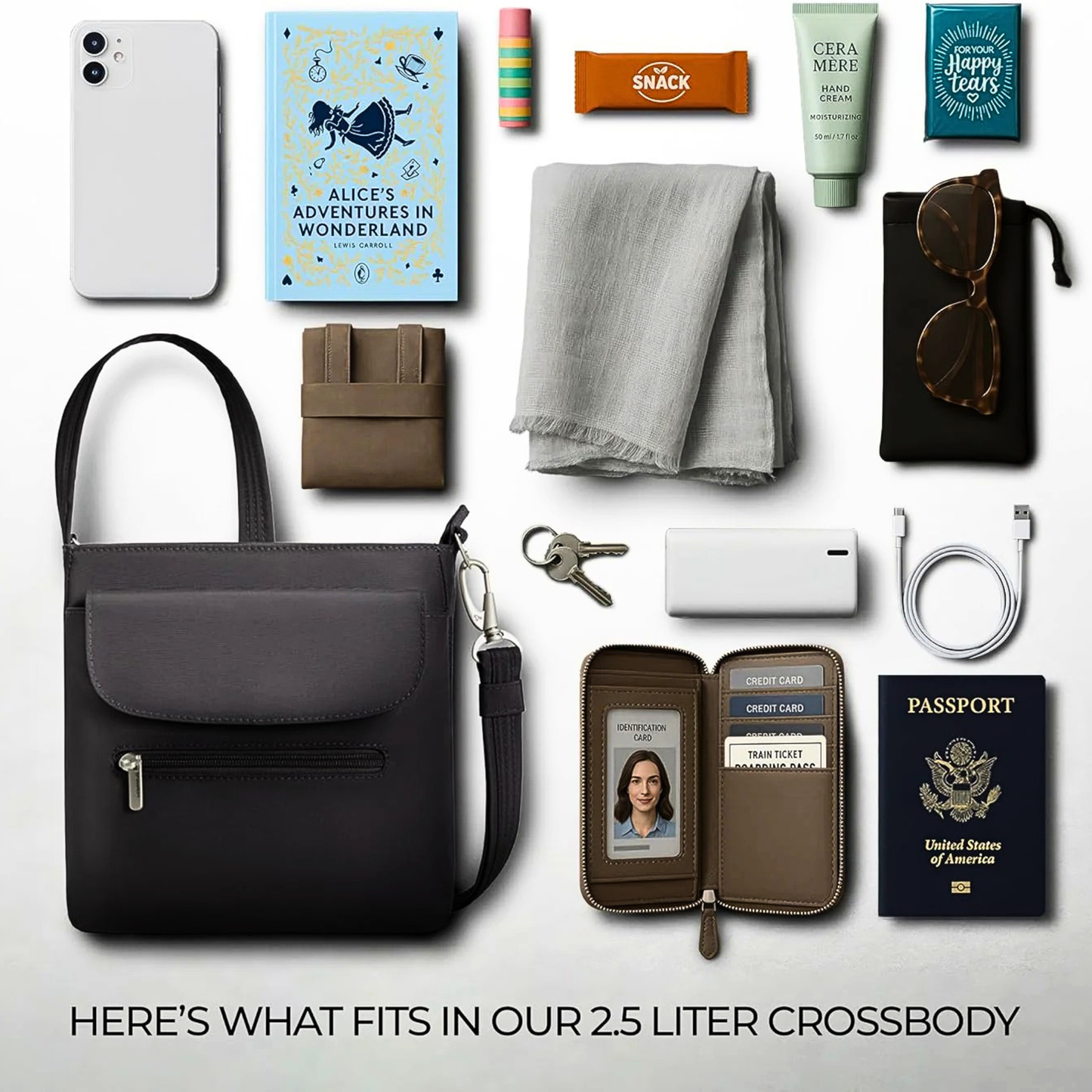 Travelon Anti-Theft Classic Mini Shoulder Bag