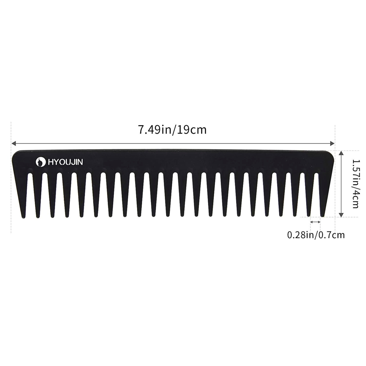 HYOUJIN Carbon Fiber Detangling Comb