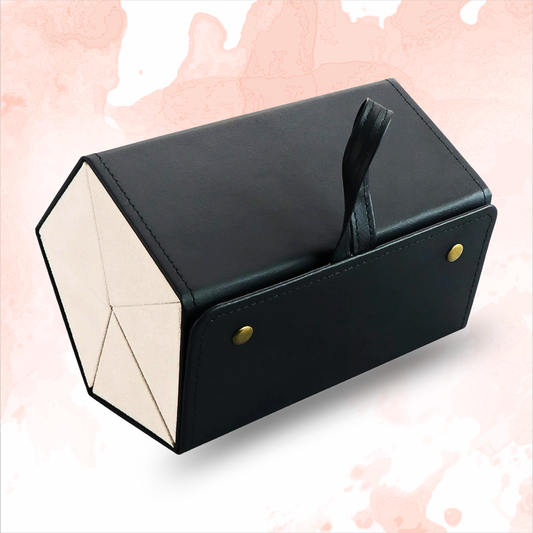 LifeArt PU Leather Hard Shell Eyeglass Case