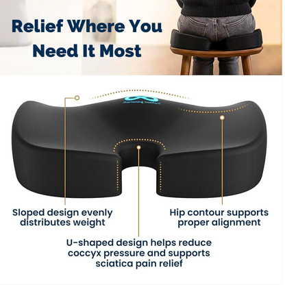 Everlasting Comfort Memory Foam Seat Cushion