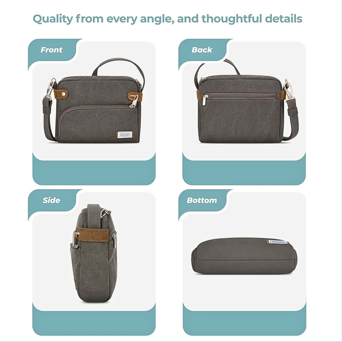 Travelon Anti-Theft Heritage Crossbody Bag