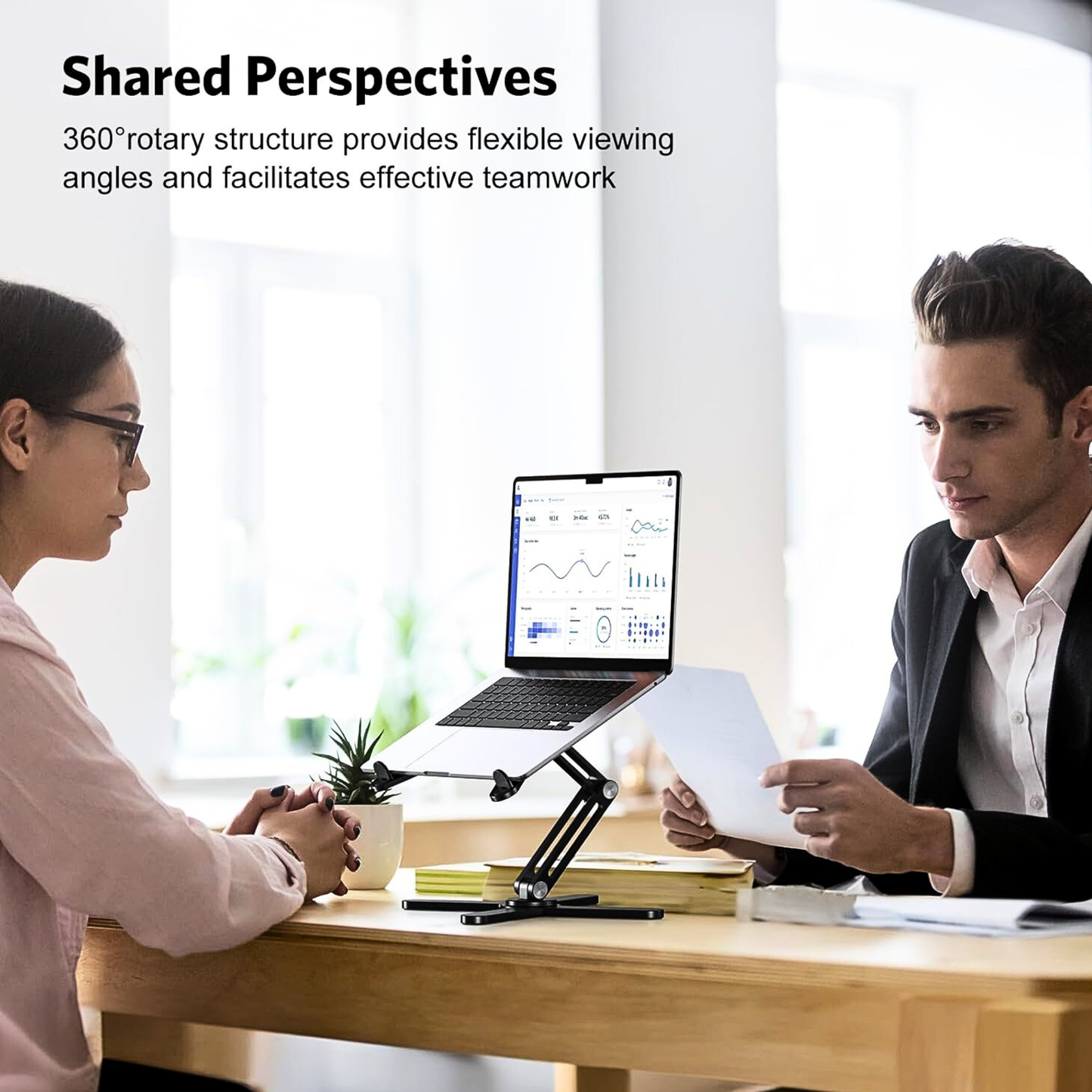 OMOTON 360 Swivel Travel Desk Stand