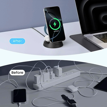 Anker MagGo Nano 3-in-1 Wireless Charging Stand