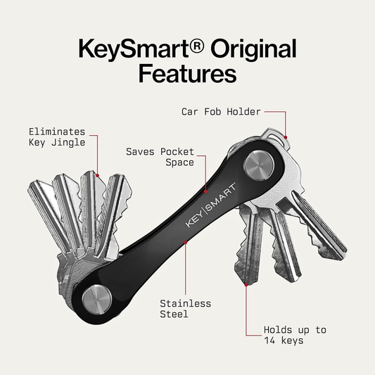 Compact Aluminum Key Organizer and Holder